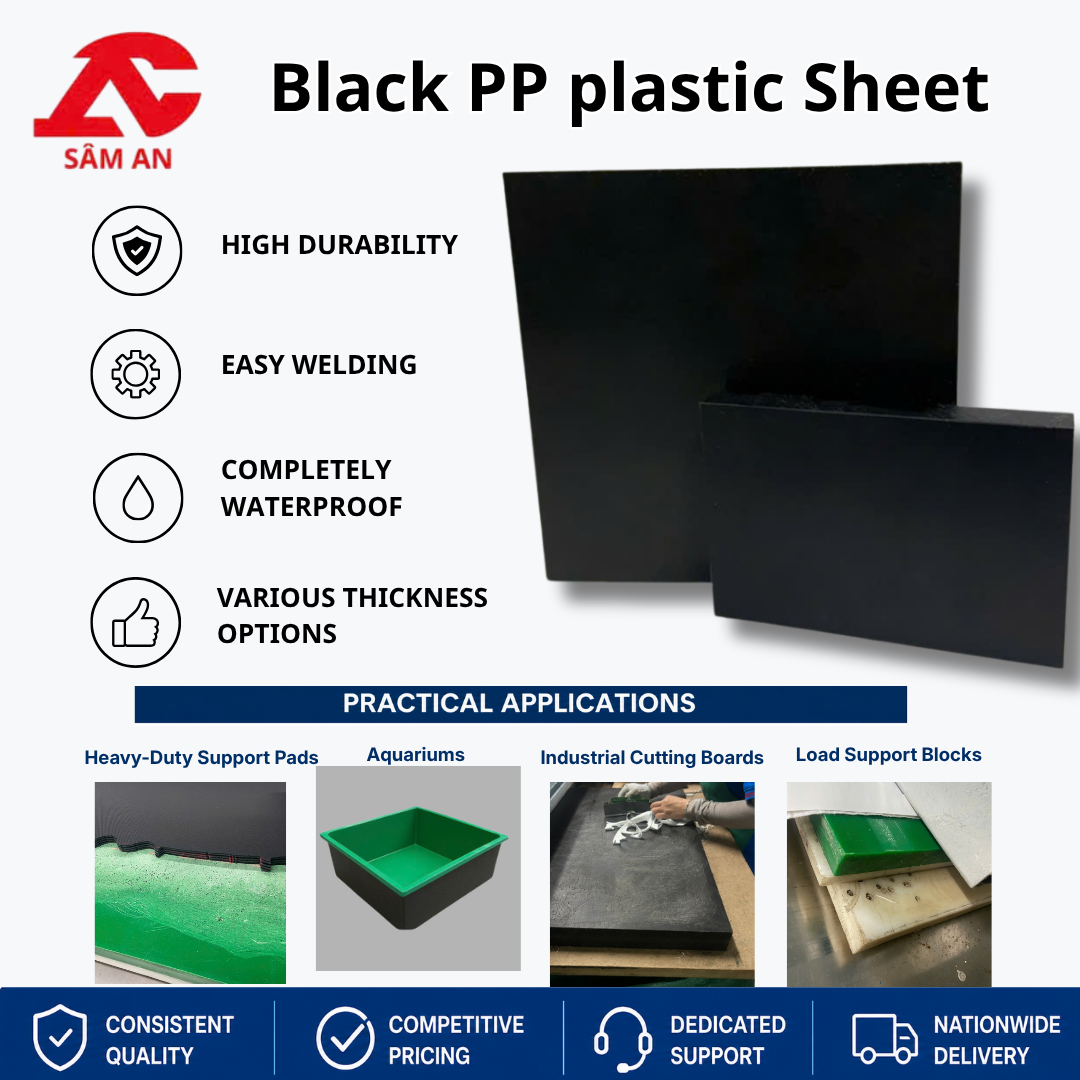 Black PP sheet